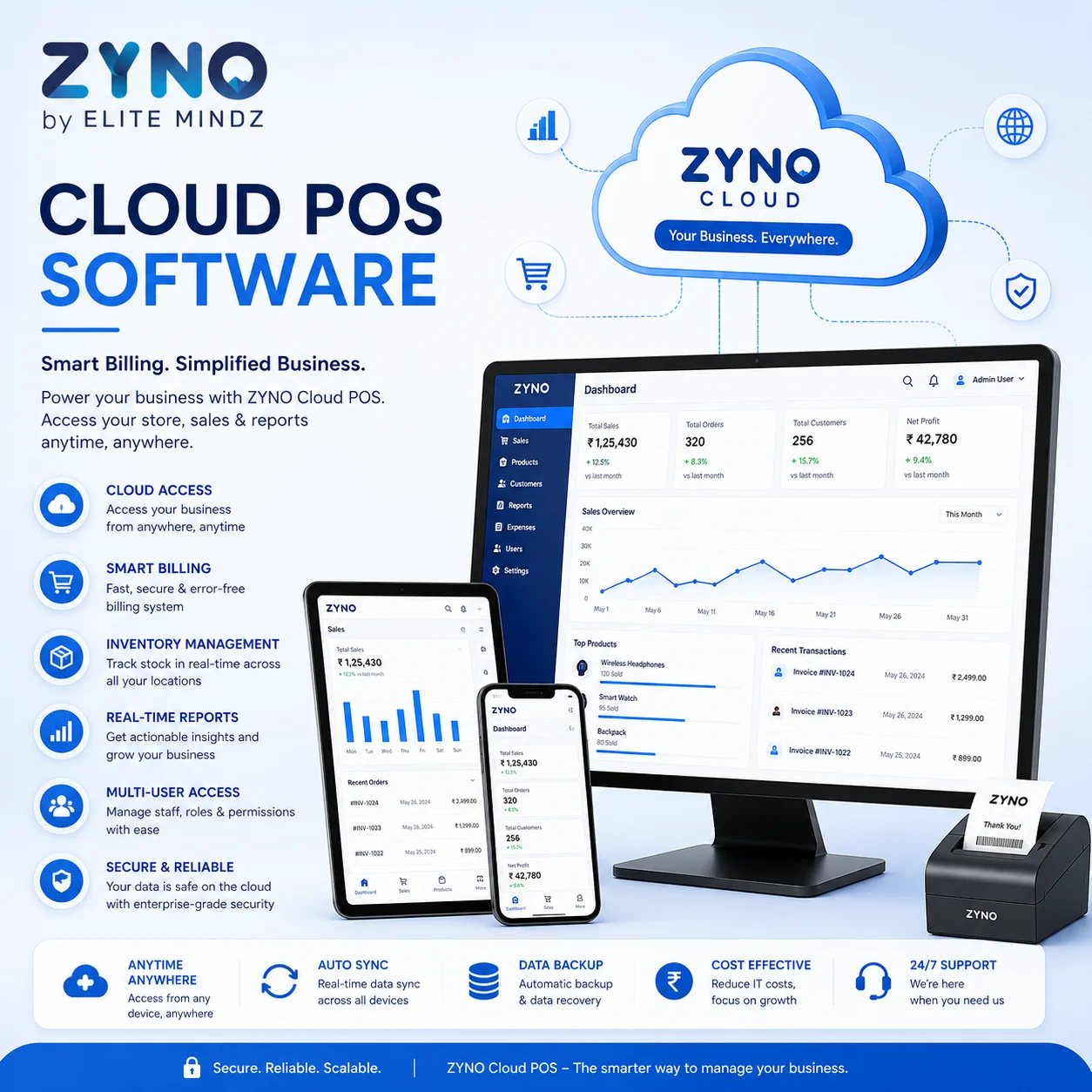 Start Free Trial with ZYNO POS Now