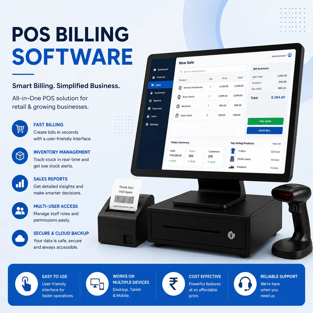 Start Free Trial with ZYNO POS Now