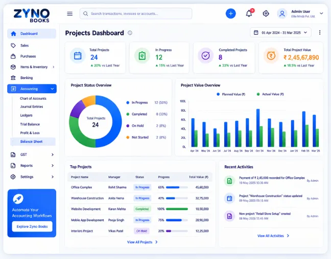 Manage Projects Easily