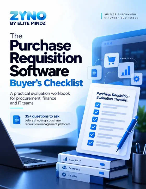 Cover of The Purchase Requisition Software Buyer’s Checklist by ZYNO