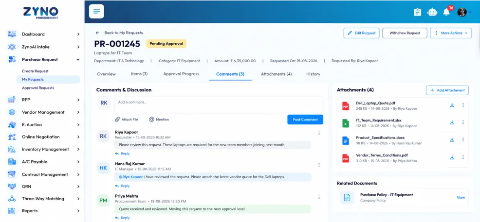 Request-Level Collaboration